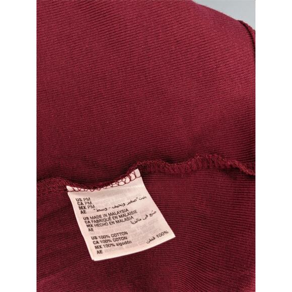 Karen Scott Envelope Sweater PM Red Shawl Collar Career Gold Button Accent Work‎ - Picture 8 of 8